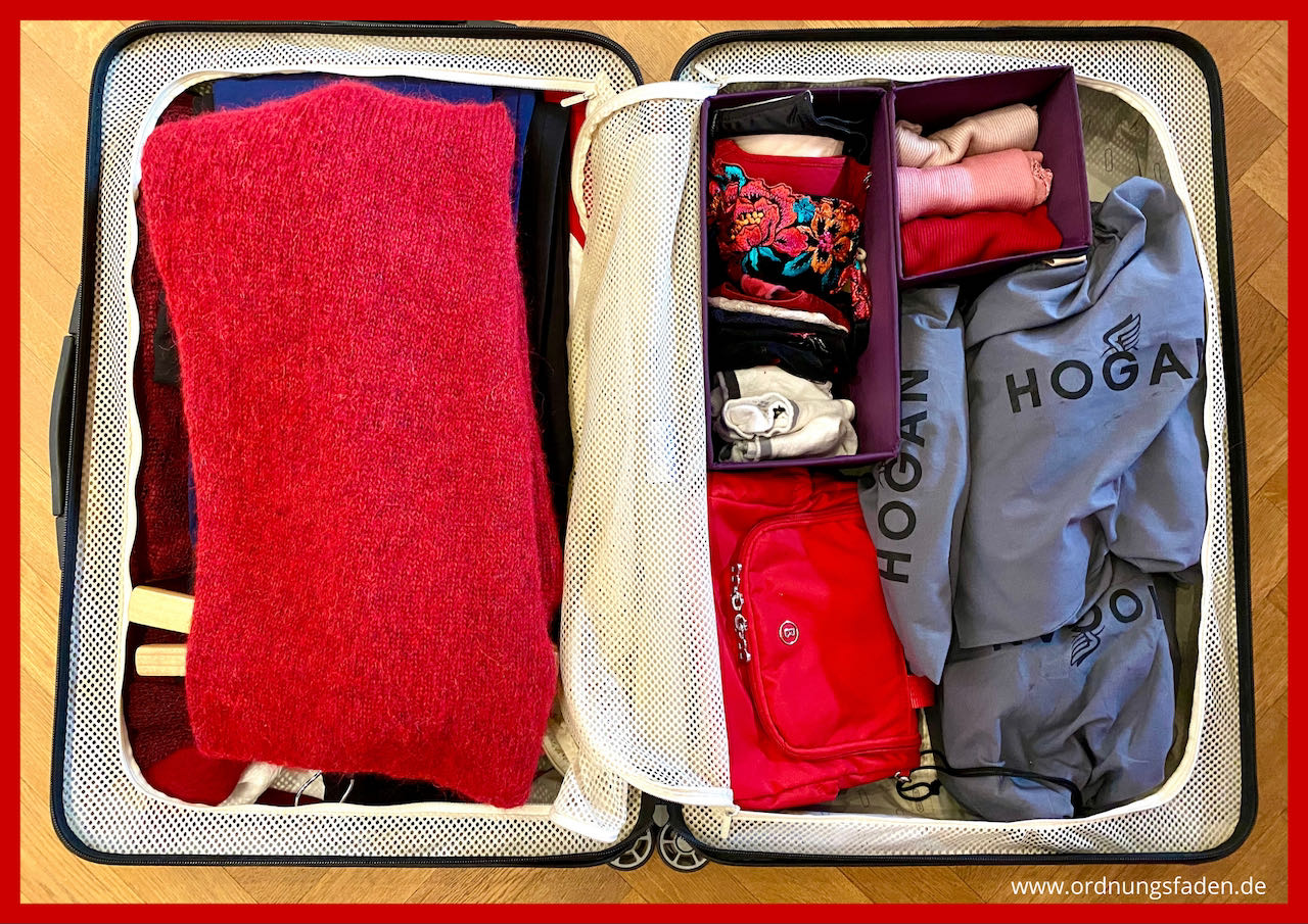Koffer packen mit passenden Organizern leicht gemacht - Ordnungsfaden -  Marketa Lübben