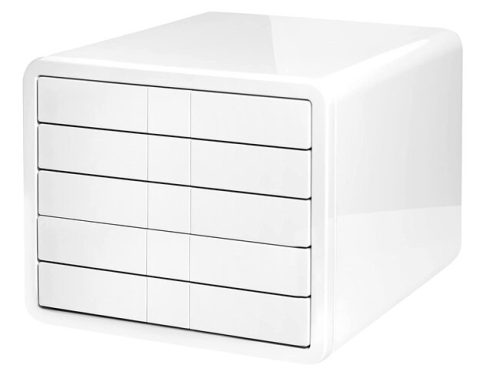 HAN Schubladenbox Schreibtischbox mit 5 Schubladen Ordnung auf dem Schreibtisch, im Papierkram