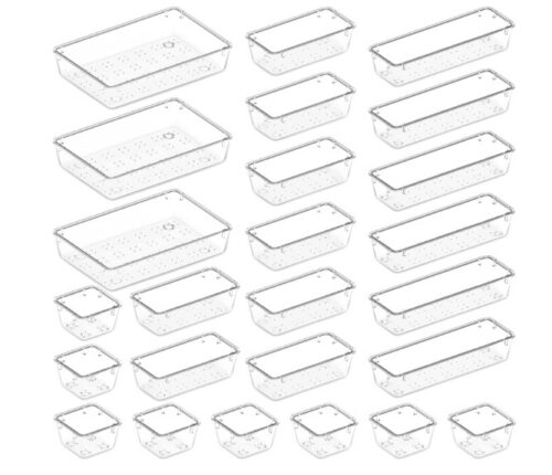 Lifewit Organizer Schreibtisch, Schubladenteiler, Tabletts, Kommode, Aufbewahrungsboxen