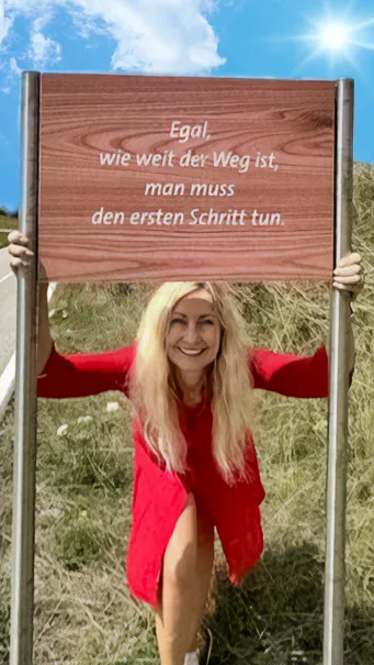 Der erste Schritt - Danke für deine Anmeldung